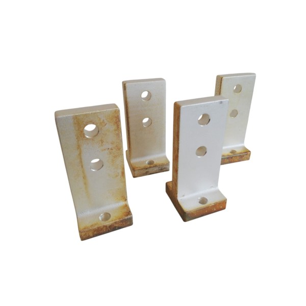 Barres omnibus plates Siemens 3VL98004RH40, connexions arrière, 4 pôles, paquet de 4 pièces VL1600